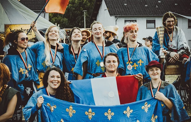 Les Lys de France lors du tournoi Way of Honor en Allemagne